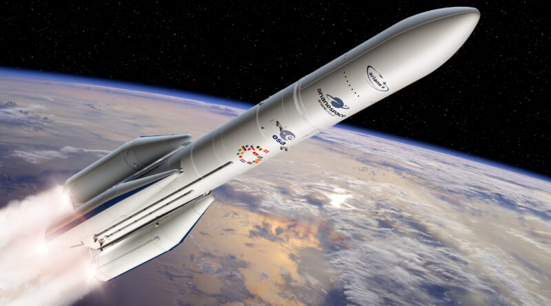 Ariane 6 four booster configuration A64 artist s impression